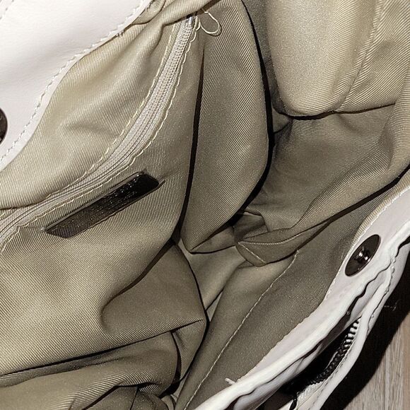 Laura Di Maggio convertible Bag Crossbody Shoulder  Off White Italian leather - Picture 9 of 11